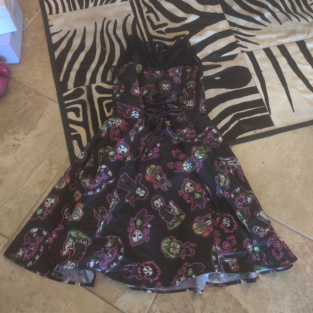 Unique Vintage Cupcake Cult Zombie dress size XL New